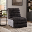 Bowery Hill Power Motion Recliner in Top Grain Leather and Aluminum
