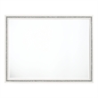Bowery Hill Haiden Rectangular Wood Framed Dresser Mirror in White