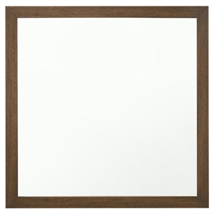 Bowery Hill Square Bedroom Mirror with Wooden Oak Frame