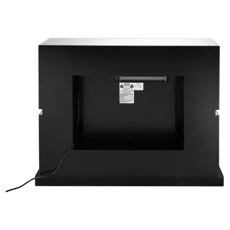 Bowery Hill LED Electric Fireplace in Mirrored Acrylic Finish
