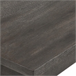 Bowery Hill Wooden Dining Bench with Turned Legs in Weathered Gray