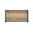 Bowery Hill 3-Tier Rectangular Bookshelf in Antique Oak and Sandy Gray