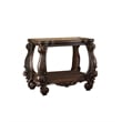Bowery Hill Square End Table with Shelf in Cherry Oak Finish