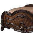 Bowery Hill Arched Wood Queen Panel Bed in Cherry Oak