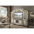 Bowery Hill Entertainment Center with Touch Lighting in Bone White Finish