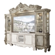 Bowery Hill Entertainment Center with Touch Lighting in Bone White Finish