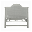 Bowery Hill Transitional Wooden Full Bed with 2 Drawers in Gray