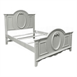Bowery Hill Transitional Wooden Full Bed with 2 Drawers in Gray