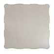 Bowery Hill Square Wood Counter Table with Apron in Bone White
