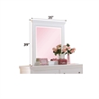 Bowery Hill Shaker-Inspired Mirror with White Wood Frame