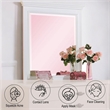 Bowery Hill Shaker-Inspired Mirror with White Wood Frame