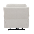 Bowery Hill Microfiber Power Recliner with Lift and Massage in Beige