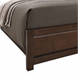 Bowery Hill Queen Wood Panel Bed in Walnut Finish