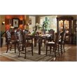 Bowery Hill Wooden Counter Height Table in Cherry Finish