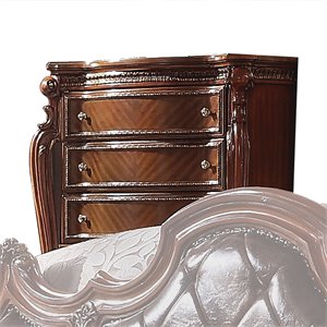 Bowery Hill Traditional 5-Drawer Wooden Bedroom Chest in Cherry Oak
