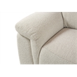 Bowery Hill Boucle Fabric Power Motion Sectional Sofa in Beige