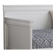 Bowery Hill Transitional Wooden Panel Twin Daybed in White Wood