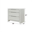Bowery Hill Upholstered Nightstand with Drawer in Beige Linen