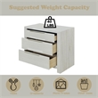 Bowery Hill Upholstered Nightstand with Drawer in Beige Linen