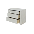 Bowery Hill Upholstered Nightstand with Drawer in Beige Linen