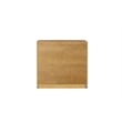 Bowery Hill 3-Drawer Wooden Nightstand with Floating Base in Oak