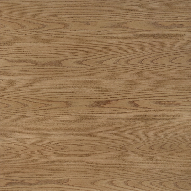 Bowery Hill Rectangular Wooden Dining Table with Panel Base in Oak