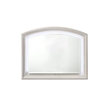 Bowery Hill Arched Wall Mirror with LED Lighting in Antique White