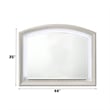 Bowery Hill Arched Wall Mirror with LED Lighting in Antique White