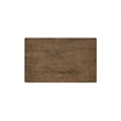 Bowery Hill Solid Rubber Wood Drop Leaf Dining Table in Rich Walnut