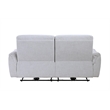 Bowery Hill Power Motion Sofa with USB Port in Gray Chenille