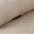 Bowery Hill Reclining Motion Sofa in Dark Beige Polish Microfiber