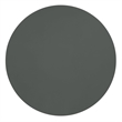 Bowery Hill Round Coffee Table with Cross Base in Teal High Gloss
