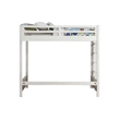 Bowery Hill Twin Loft Bed with Fixed Ladder in Weathered White