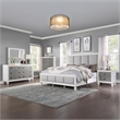 Bowery Hill Farmhouse Nightstand in Rustic Gray and Weathered White