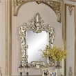 Bowery Hill Wall Mirror with Sculptural Scrollwork in Antique Gold