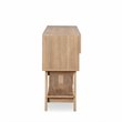 Bowery Hill Rectangular Wood TV Stand with 3 Drawers in Light Oak