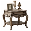 Bowery Hill End Table with Drawer and Shelf in Vintage Oak Finish