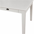 Bowery Hill Rectangular Wooden Dining Table with 6 Drawers in Antique White