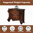 Bowery Hill 2-Drawer Bedroom Nightstand in Cherry Finish