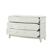 Bowery Hill Transitional 6-Drawer Wood Dresser in Ivory Finish