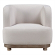 Bowery Hill Duncan Chair in Beige Chenille