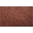 Bowery Hill Chenille Sectional Sofa with Pillows in Rust Brown