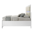 Bowery Hill Eastern King Bed with Storage & LED Lighting in White