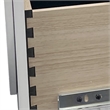 Bowery Hill 2-Drawer Contemporary Nightstand in Pearl White