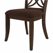 Bowery Hill Wooden Dining Table with Leaf in Dark Walnut Finish