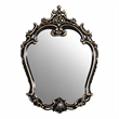 Bowery Hill Transitional Wood Mirror in Gold and Black Finish