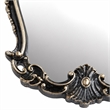 Bowery Hill Transitional Wood Mirror in Gold and Black Finish