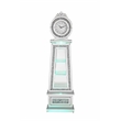 Bowery Hill Noralie Grandfather Clock with Mirrored Frame and LEDs