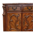 Bowery Hill 5-Drawer Wood Chest in Cherry Oak
