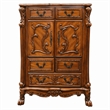 Bowery Hill 5-Drawer Wood Chest in Cherry Oak